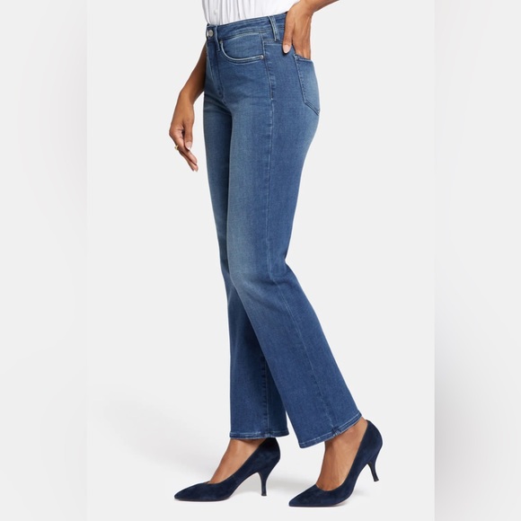 NYDJ Bailey Relaxed Straight Jeans in Bluewell - Picture 7 of 7